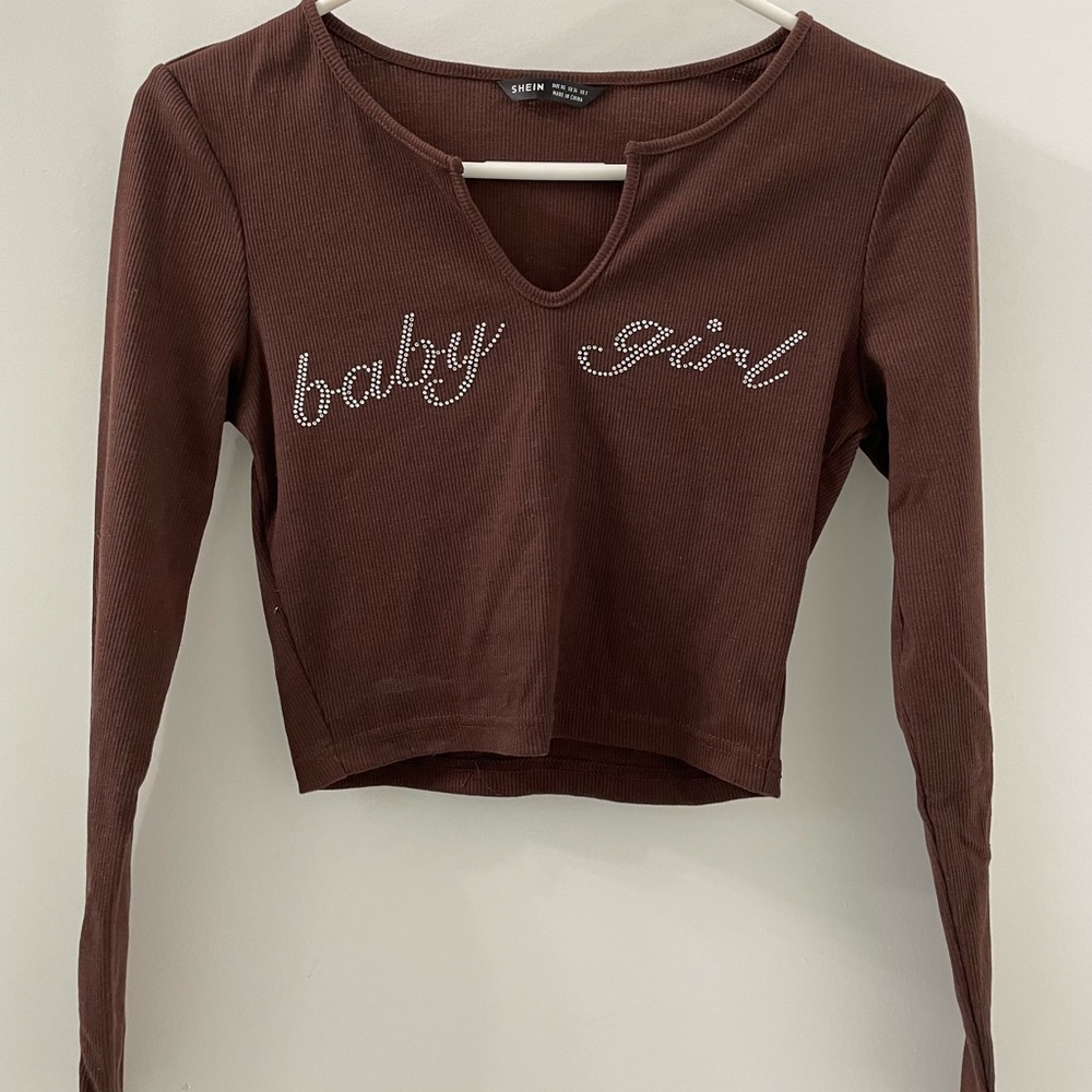 baby girl cropped long sleeves